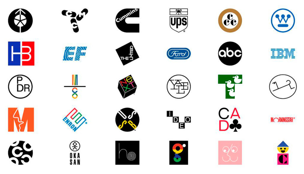 Selección de logos diseñador por Paul Rand